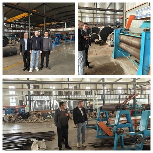 Dernières nouvelles de l'entreprise Les clients russes investissent dans la fabrication de bandes de transport et visitent notre usine pour inspection