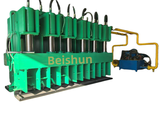 acheter Machine de fabrication de manches d'ascenseur en caoutchouc à double mâchoire / machine de moulage vulcanisante de bande de roulement des pneus online manufacture