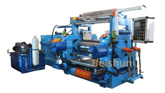 acheter Moulin de mélange de caoutchouc de 24 pouces à haute capacité avec réglage de la hauteur électrique / baffle de caoutchouc hydraulique / mélangeur de stock online manufacture