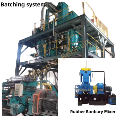 acheter Le mélangeur Banbury de type caoutchouc à chute de 80L adopte un système de batchage automatique online manufacture