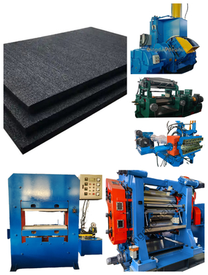 acheter Machine de presse en caoutchouc personnalisée pour la fabrication de panneaux d'isolation acoustique en caoutchouc / plaquettes d'isolation acoustique online manufacture