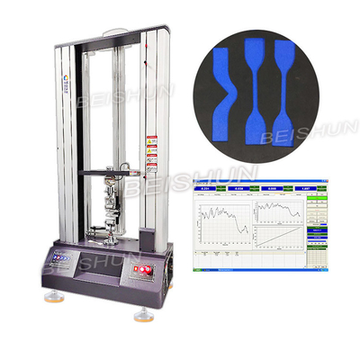 Caoutchouc électronique faisant la machine d'essai de tension de laboratoire de la machine 20KN