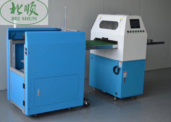 Machine de découpe automatique de caoutchouc à grande vitesse pour tubes et bandes de caoutchouc, d'une capacité de 100 pièces/min