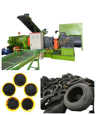 Pneu de rebut automatique réutilisant la machine de réutilisation en caoutchouc de SGS de machine