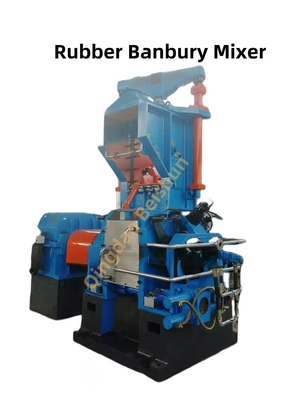 Vitesse de mélange de 40 tours par minute 50L type en chute fermé Banbury de caoutchouc avec commande PLC