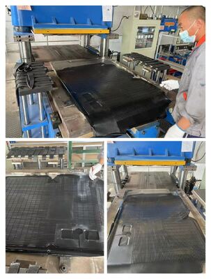 Qualité Machine de vulcanisation à plaques / Machine de fabrication de tapis en caoutchouc Usine