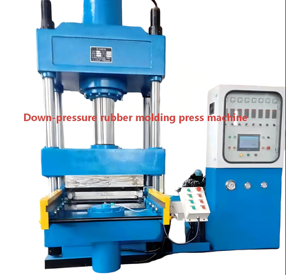 Bon prix Une machine de moulage à pression chaude à quatre colonnes montée sur un cylindre hydraulique avec une plaque chaude qui peut être chauffée ou refroidie par l'eau est utilisée pour produire des joints d'expansion en caoutchouc. en ligne