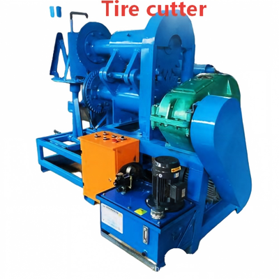 Bon prix Équipement de démontage de déchets de pneus, machine de découpe de pneus en caoutchouc, déchiqueteuse à double arbre, équipement de fabrication de blocs de caoutchouc en ligne
