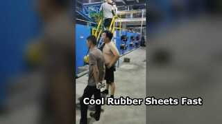 Machine de refroidissement par lots en caoutchouc pour un refroidissement efficace