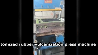 Machine de vulcanisation de produits en caoutchouc avec force de formage de moules de 100 tonnes, table de travail de 600 × 600 mm