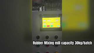 XK-400 Rubber Mixing Mill  Whit stock blender